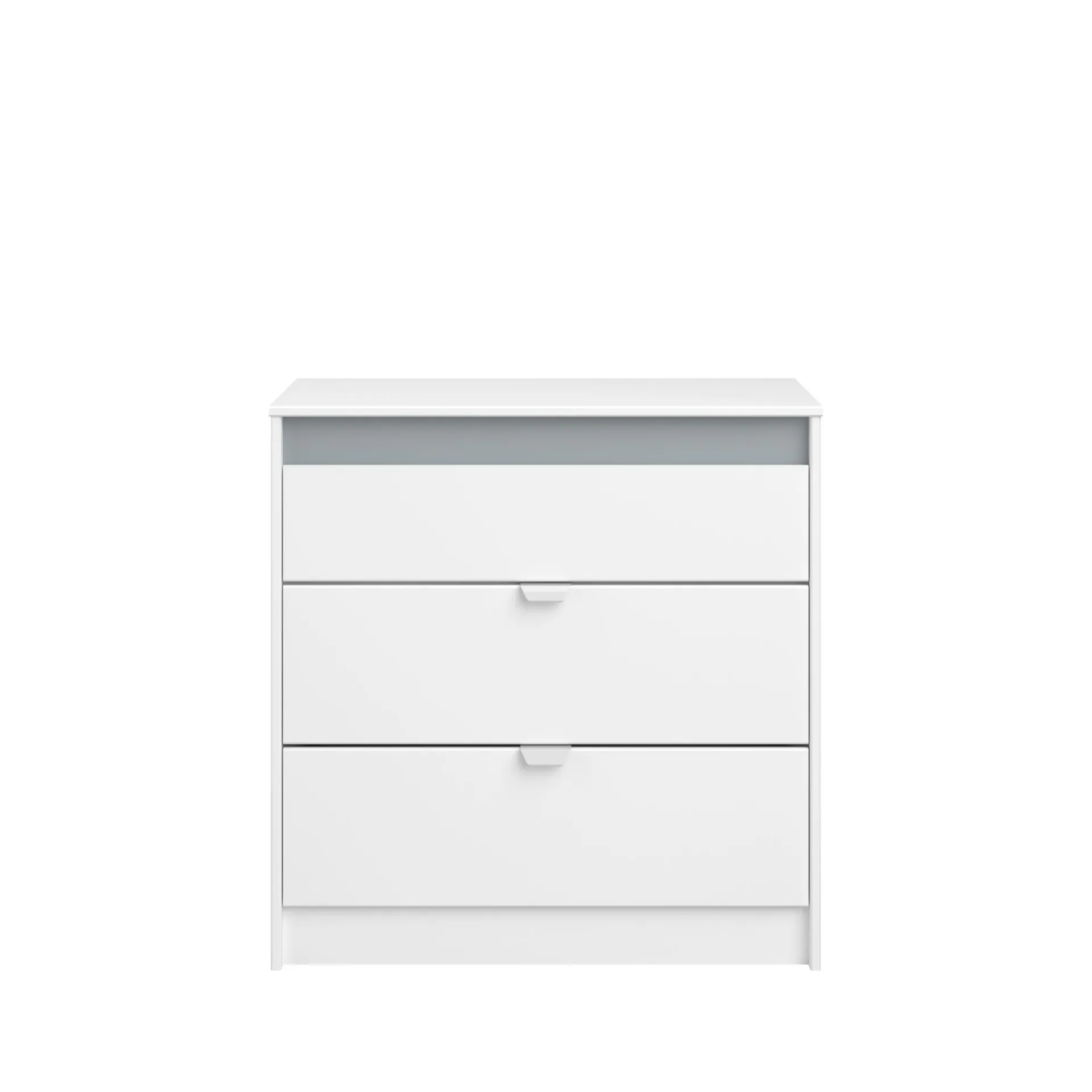 Kinder Parisot Kommode Rue 78 cm mit 3 Schubladen - /grau oder /rosa