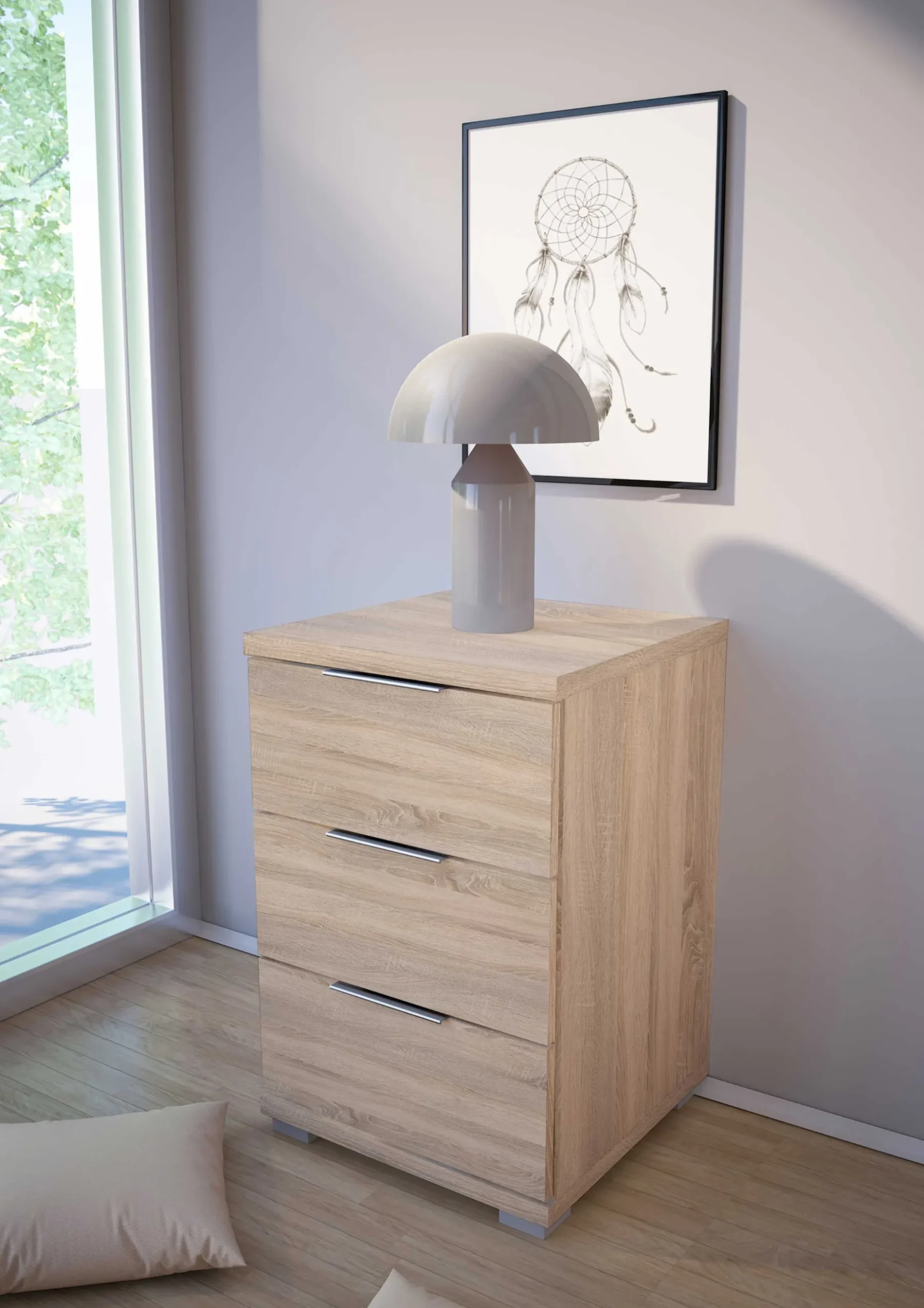 Kommode Universal | 46 x 42 x 61 cm | Design Sonoma Oak