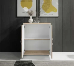 Kommode Viviane 60cm mit 2 Türen - Eiche