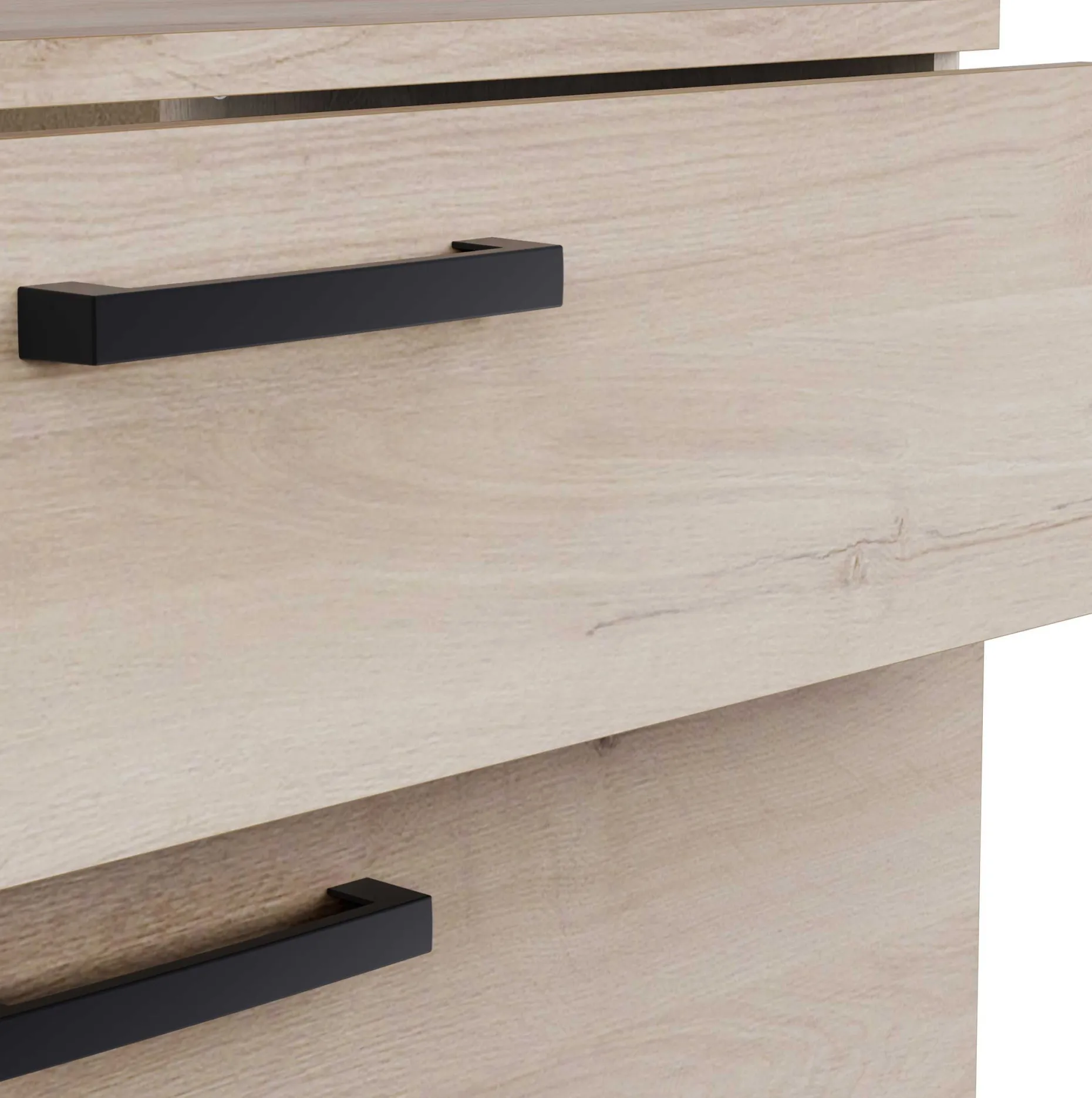 Kommode Watson - 80x41x102cm - 5 Schubladen - Eiche Dekor