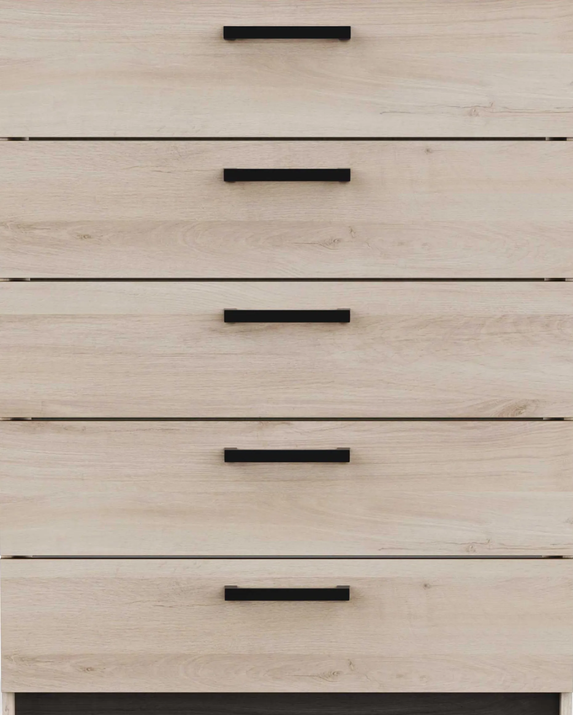 Kommode Watson - 80x41x102cm - 5 Schubladen - Eiche Dekor