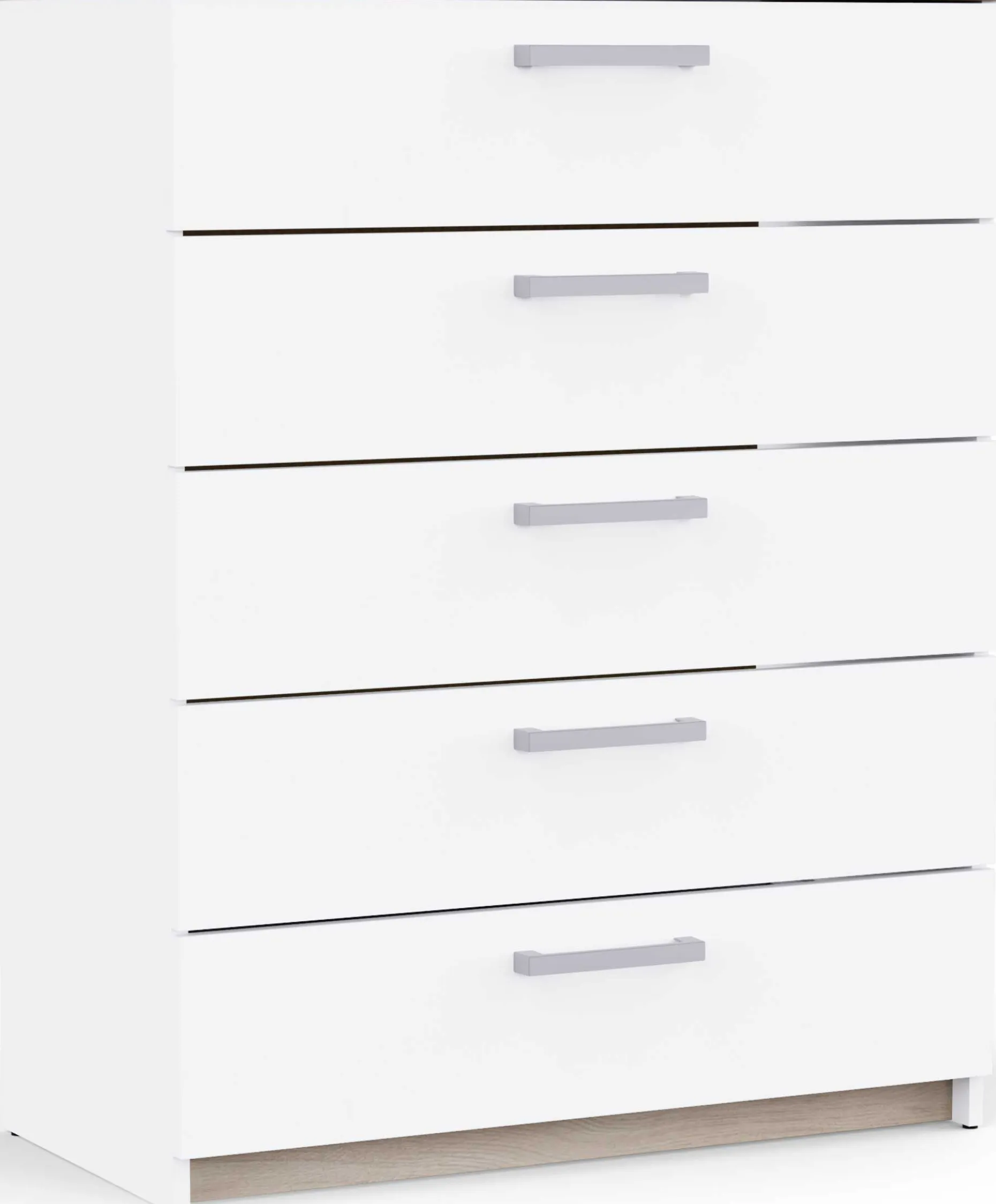 Kommode Watson - 80x41x102cm - 5 Schubladen - weiß