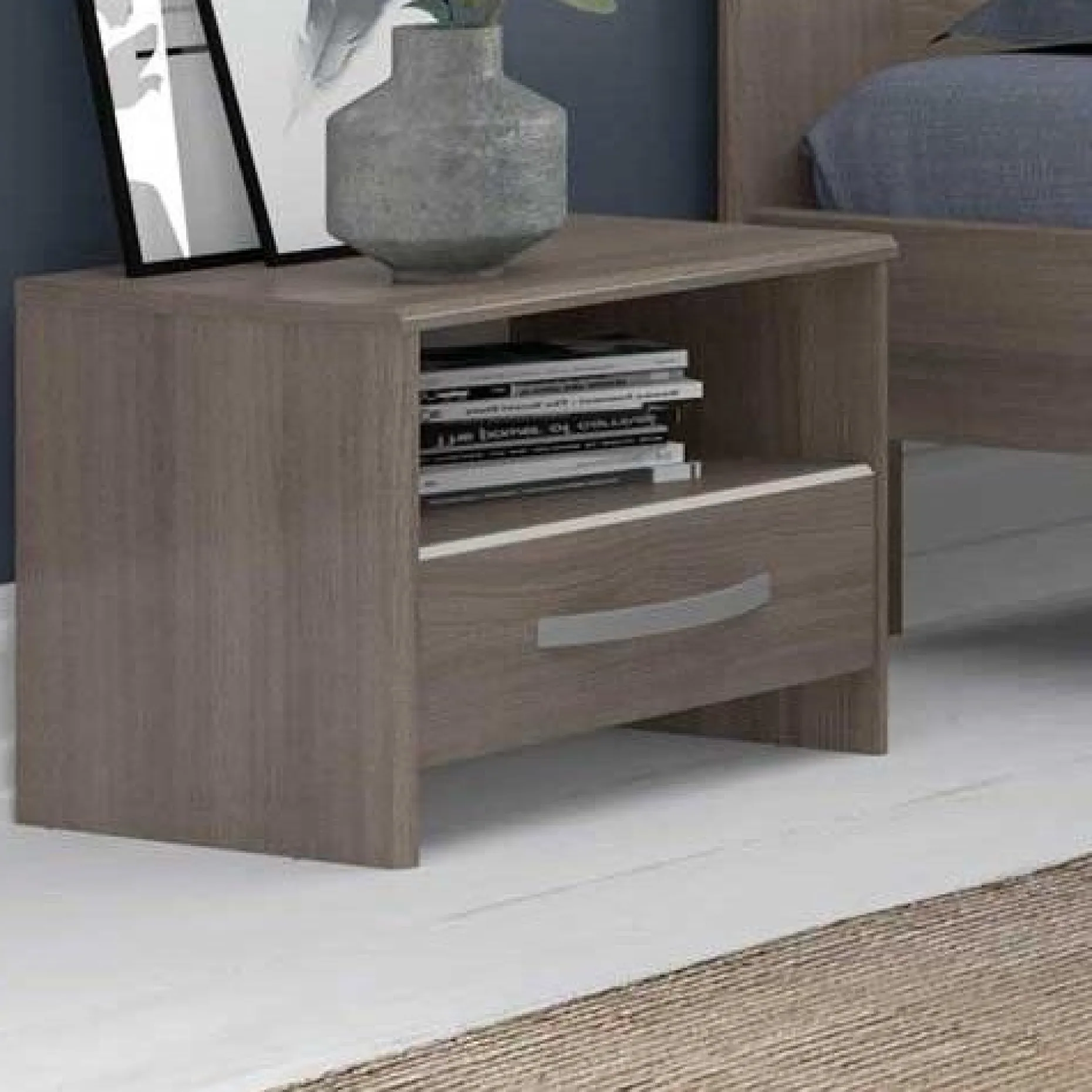 Konsole Evo mit Schublade - Nussbaum