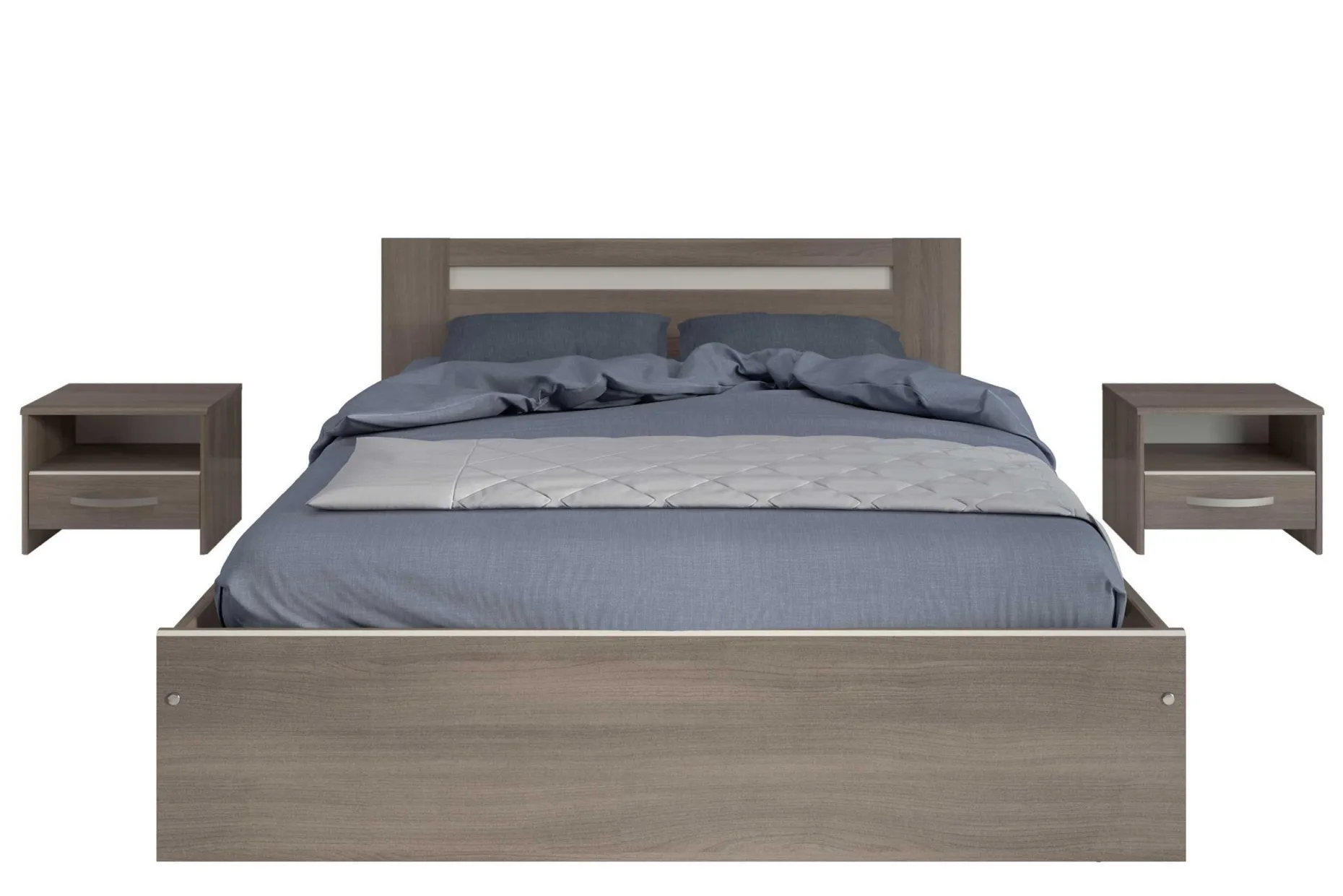 Konsole Evo mit Schublade - Nussbaum