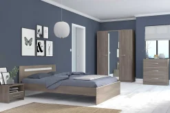 Konsole Evo mit Schublade - Nussbaum