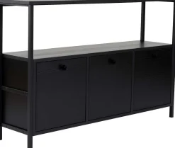 Emob Konsole Solace - 100% MELAMINE - Holz - 77 x 30 x 120 cm