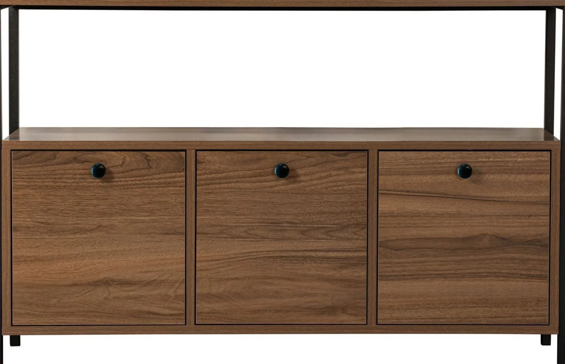 Emob Konsole Solace - 100% MELAMINE - Walnuss - 77 x 30 x 120 cm