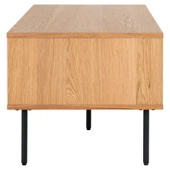 House Nordic Kyoto Couchtisch aus Eiche mit Metallfüßen und Schubladen
