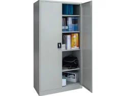 Lagerschrank Meino 2 Türen L80xH180 - grau