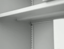 Lagerschrank Meino 2 Türen L80xH180 - grau