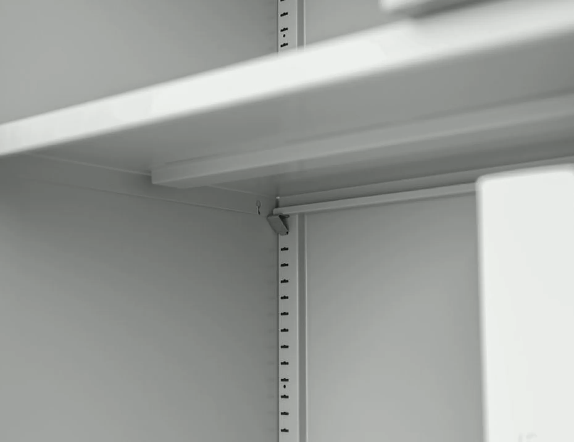 Lagerschrank Meino 2 Türen L80xH180 - grau