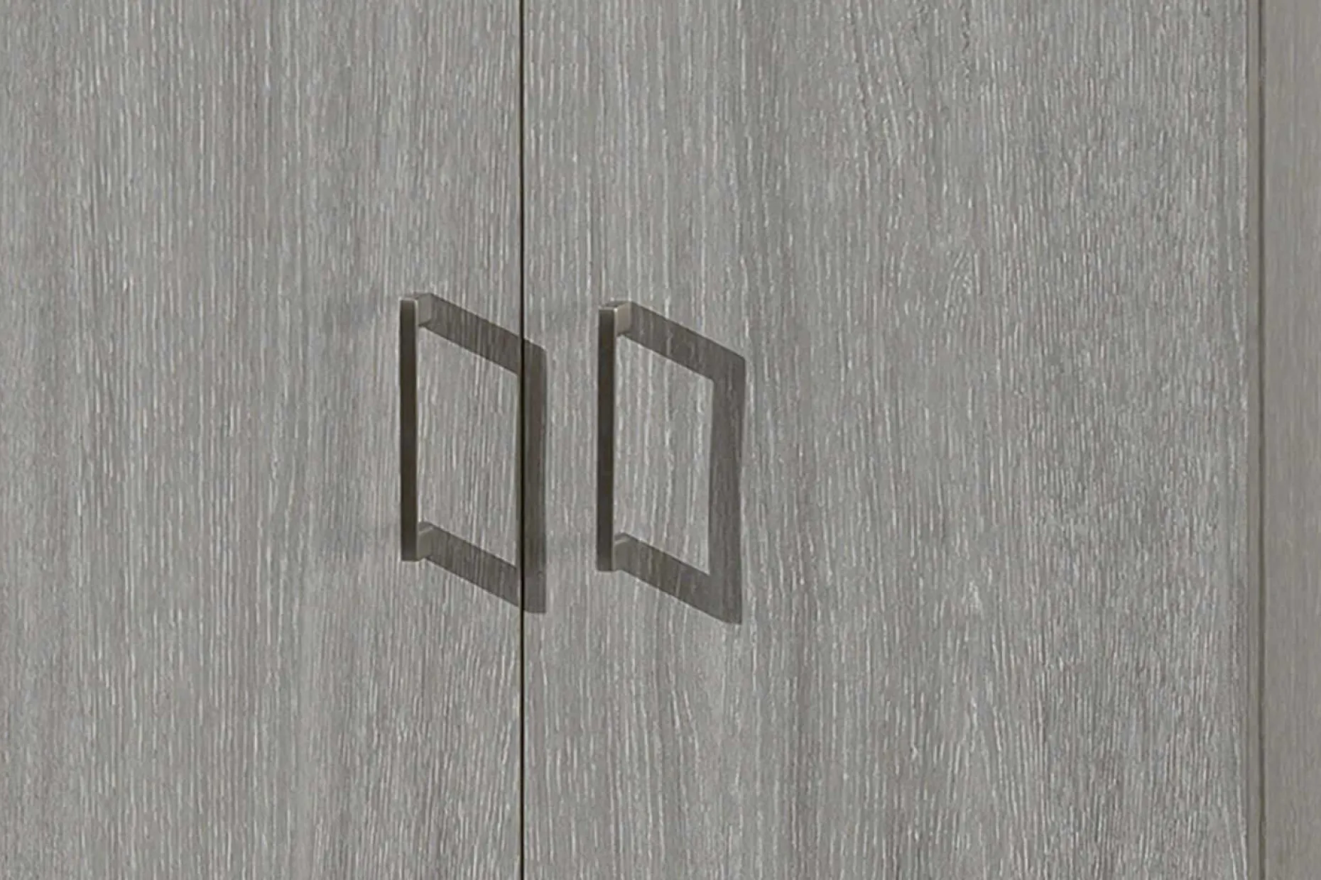 Lagerschrank Ray 60cm mit 2 Türen und 4 Einlegeböden - Eiche grau