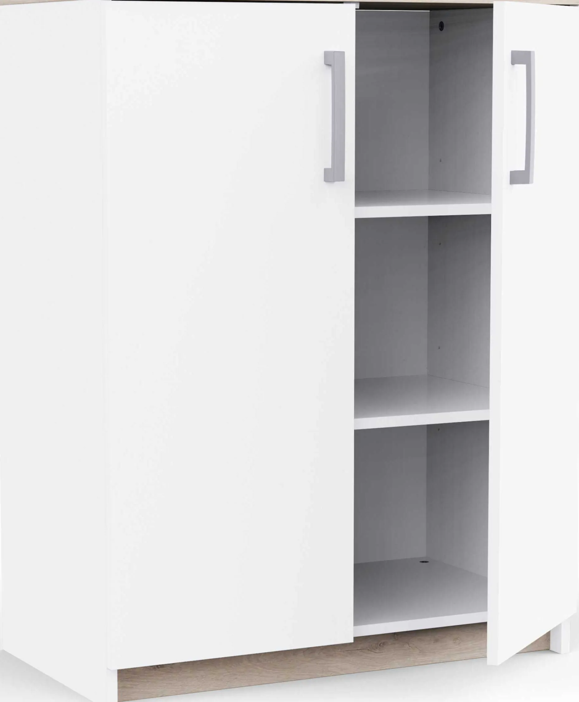 Lagerschrank Watson 73x41x95cm - 2 Türen - weiß