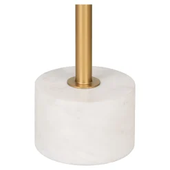 House Nordic Lecco Beistelltisch aus Messing/Marmor Ø41x58 cm