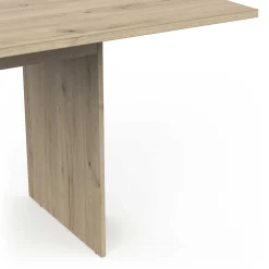 CBA Leda Ausziehbarer Esstisch - 160/200x90x74cm - Eiche Dekor