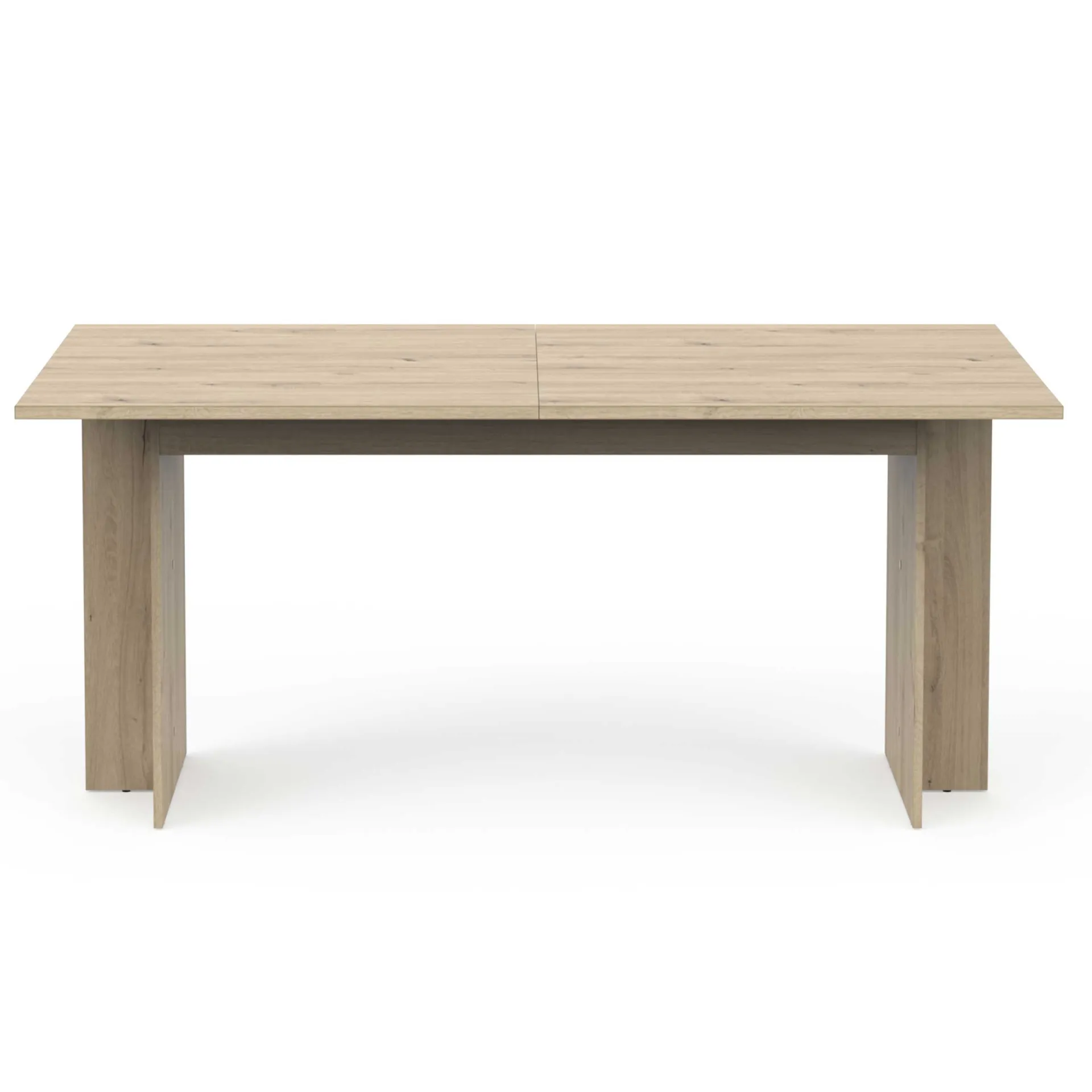 CBA Leda Ausziehbarer Esstisch - 160/200x90x74cm - Eiche Dekor