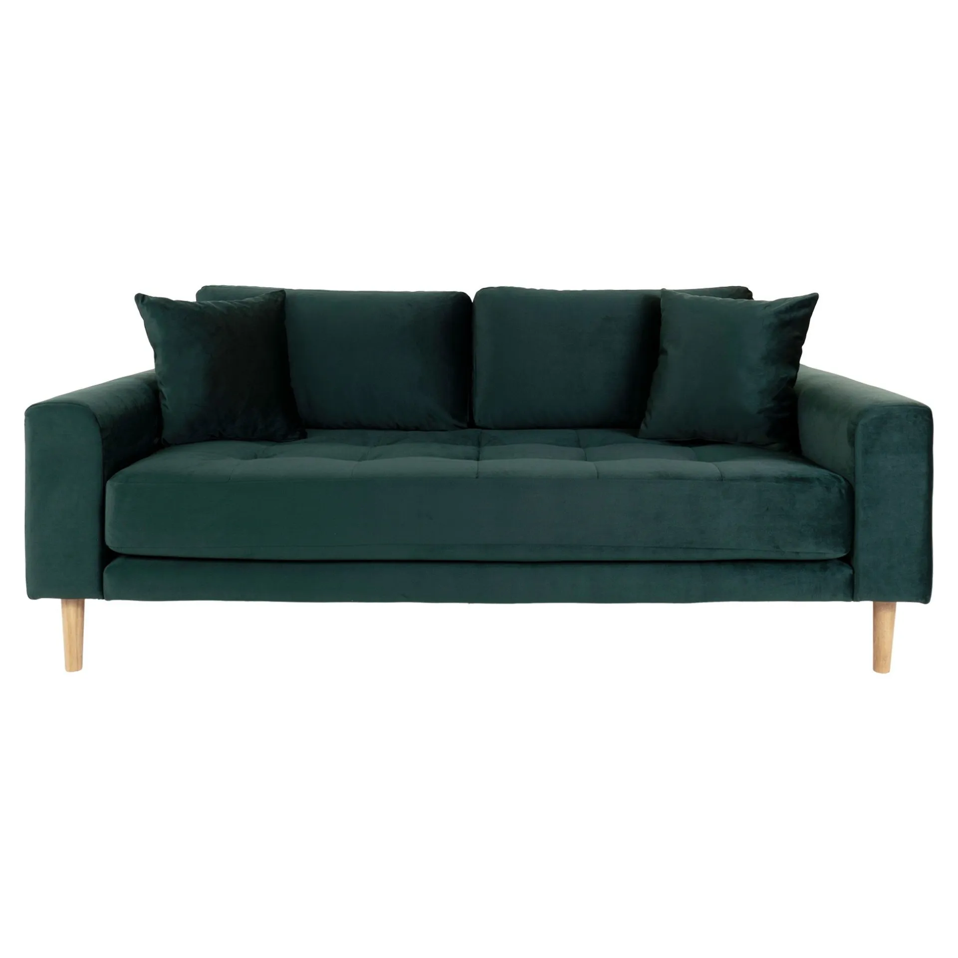 House Nordic Lido 2.5 Sitzer Sofa in dunkelem Samt