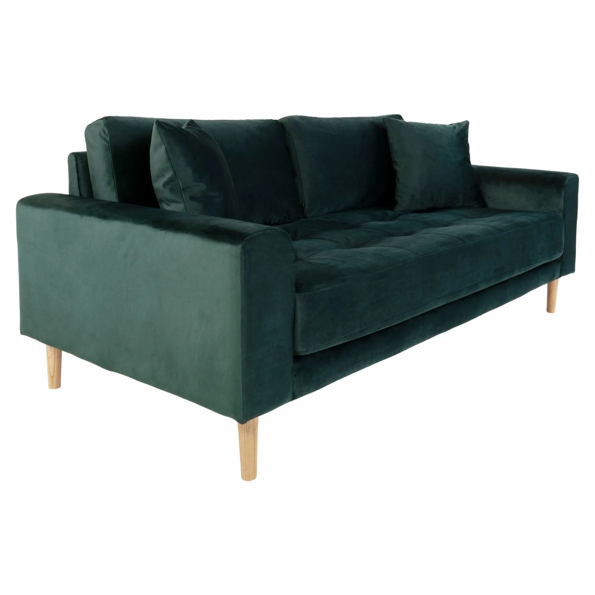 House Nordic Lido 2.5 Sitzer Sofa in dunkelem Samt