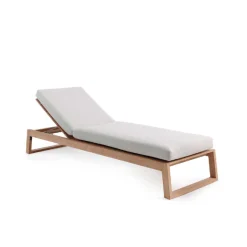 Gescova Liegestuhl Island - Massiv Teakholz - 208x72x43 cm -