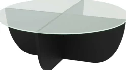 Emob Lily Couchtisch | GEHÄRTETES GLAS |