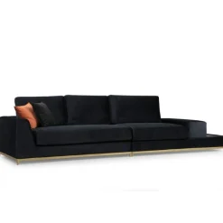 Emob Line 4-Sitzer-Sofa | BUCHENHOLZ / SPANPLATTE | , Gold