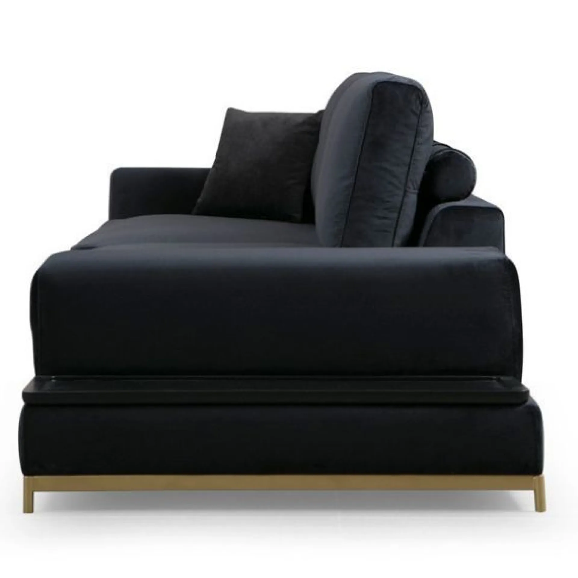 Emob Line 4-Sitzer-Sofa | BUCHENHOLZ / SPANPLATTE | , Gold
