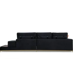 Emob Line 4-Sitzer-Sofa | BUCHENHOLZ / SPANPLATTE | , Gold