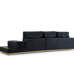 Emob Line 4-Sitzer-Sofa | BUCHENHOLZ / SPANPLATTE | , Gold