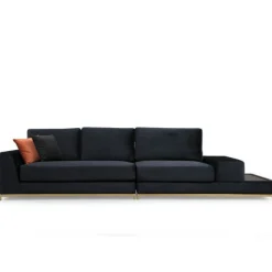 Emob Line 4-Sitzer-Sofa | BUCHENHOLZ / SPANPLATTE | , Gold