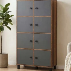 Locelso Mehrzweckschrank | 18mm Stärke | Nussbaum Anthrazit