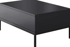 Emob Lord Couchtisch | 100 % MELAMIN | , Schwarz