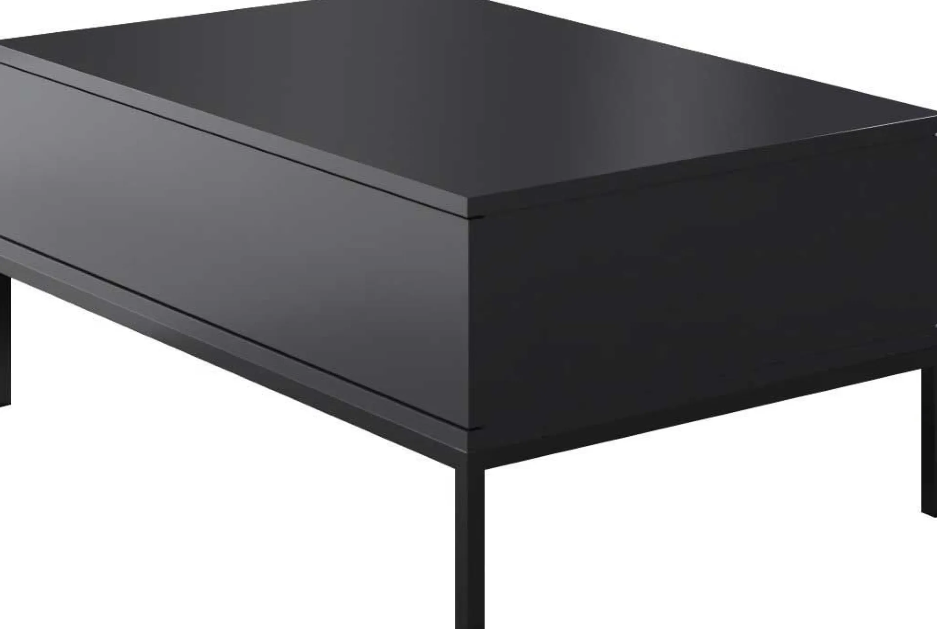 Emob Lord Couchtisch | 100 % MELAMIN | , Schwarz