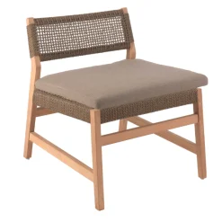 Gescova Lounge-Gartenstuhl Luna – Teakholz 60x69x68 cm