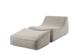 Gescova Loungesessel Garten Benito - Hell - 92x125x66 cm