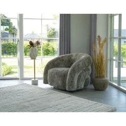 House Nordic Loungesessel Valletta | 93 x 83 x 70 cm | Drehbar