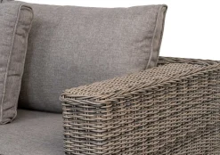 House Nordic Loungeset Calvi - 4 Stück - Geflecht