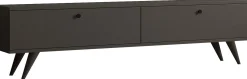Emob Lowboard Paris - 100% MELAMINE - - 160 x 40 x 25 cm