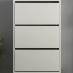 Lupa 3 Schuhschrank | 70x25x109cm | Hängemodell | Weiß
