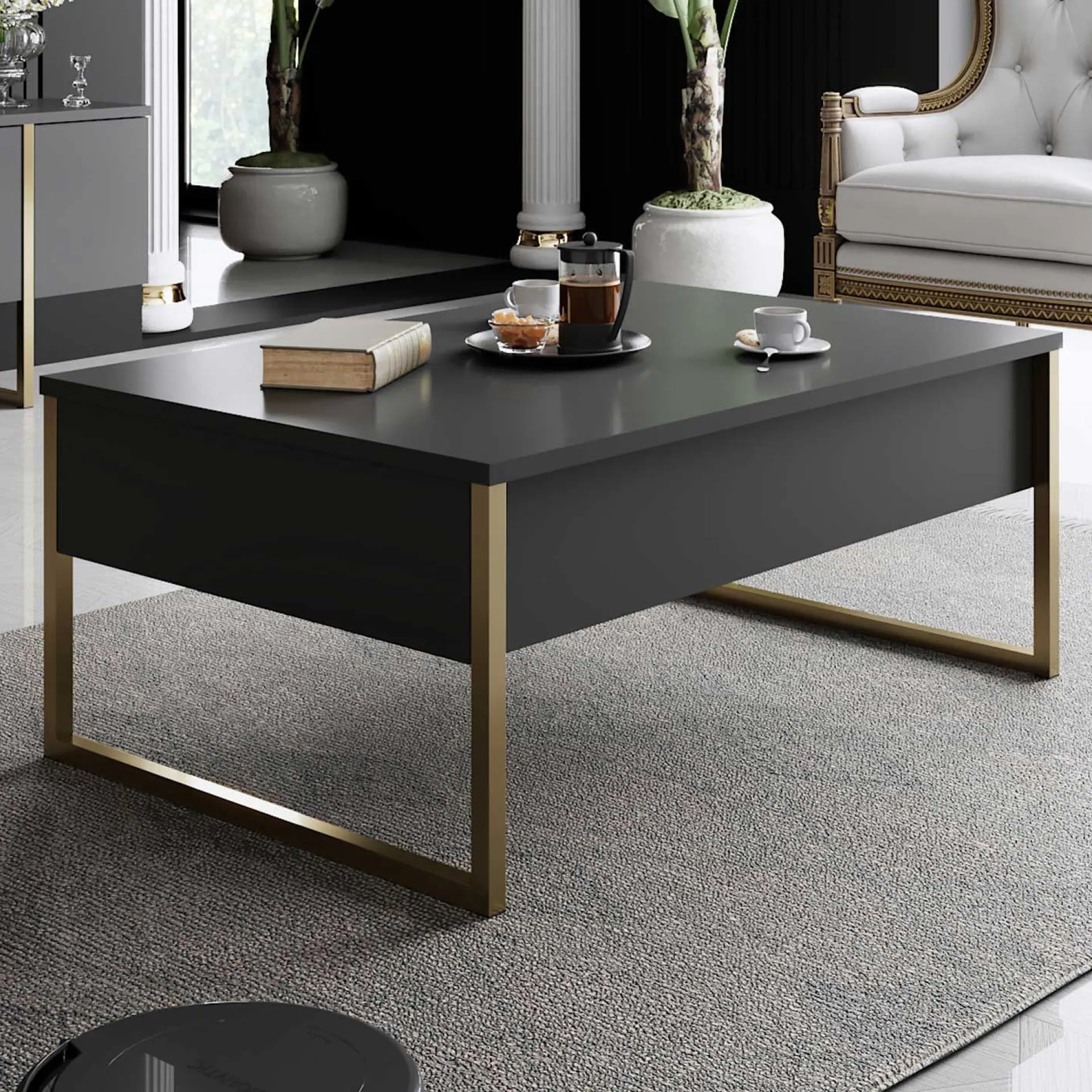 Emob Luxe C Couchtisch | 100 % MELAMIN |
