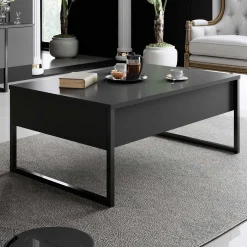 Emob Luxe C Couchtisch | 100 % MELAMIN | , Schwarz