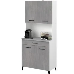 Maleficent Buffetschrank mit 4 Türen und 1 Schublade - Betonoptik