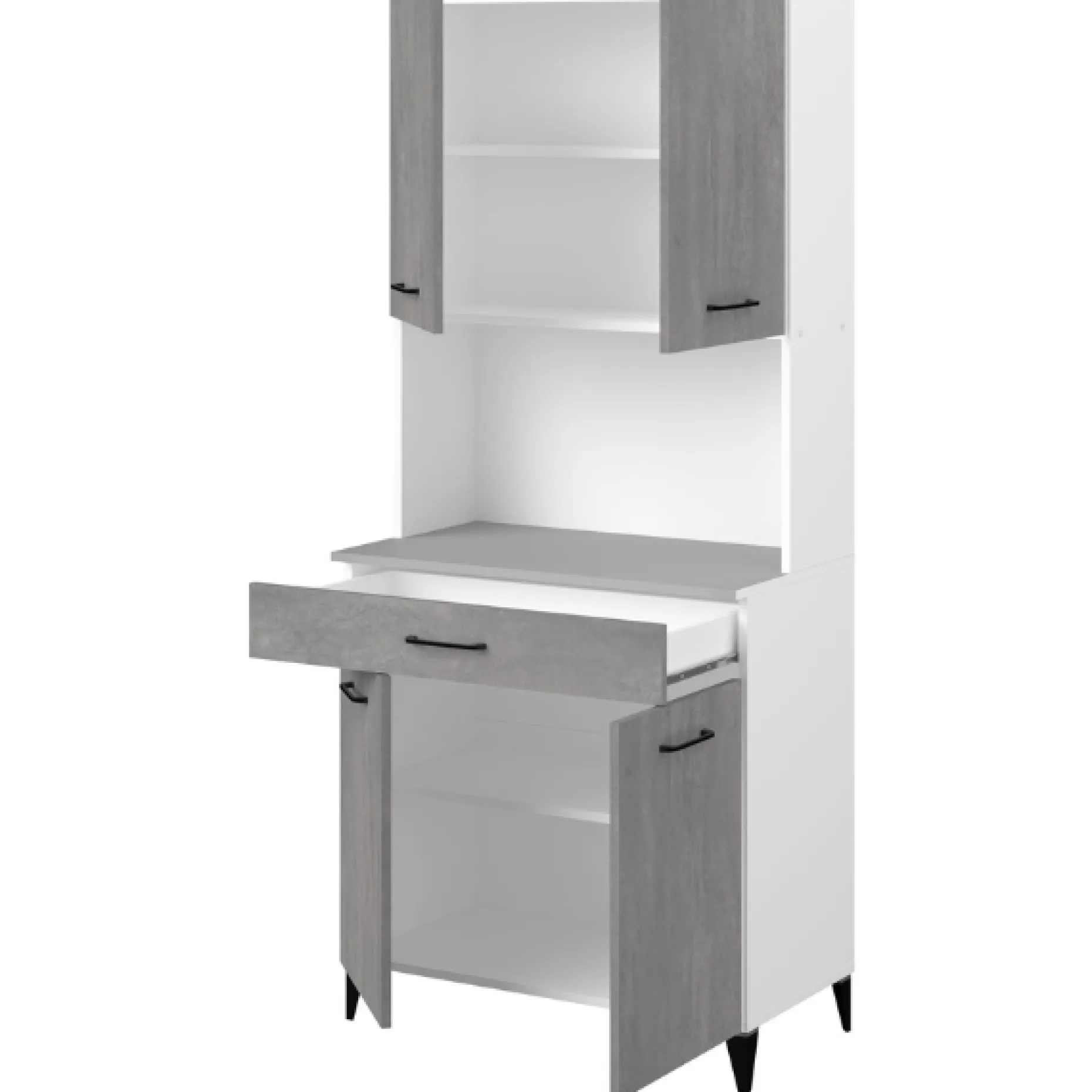 Maleficent Buffetschrank mit 4 Türen und 1 Schublade - Betonoptik