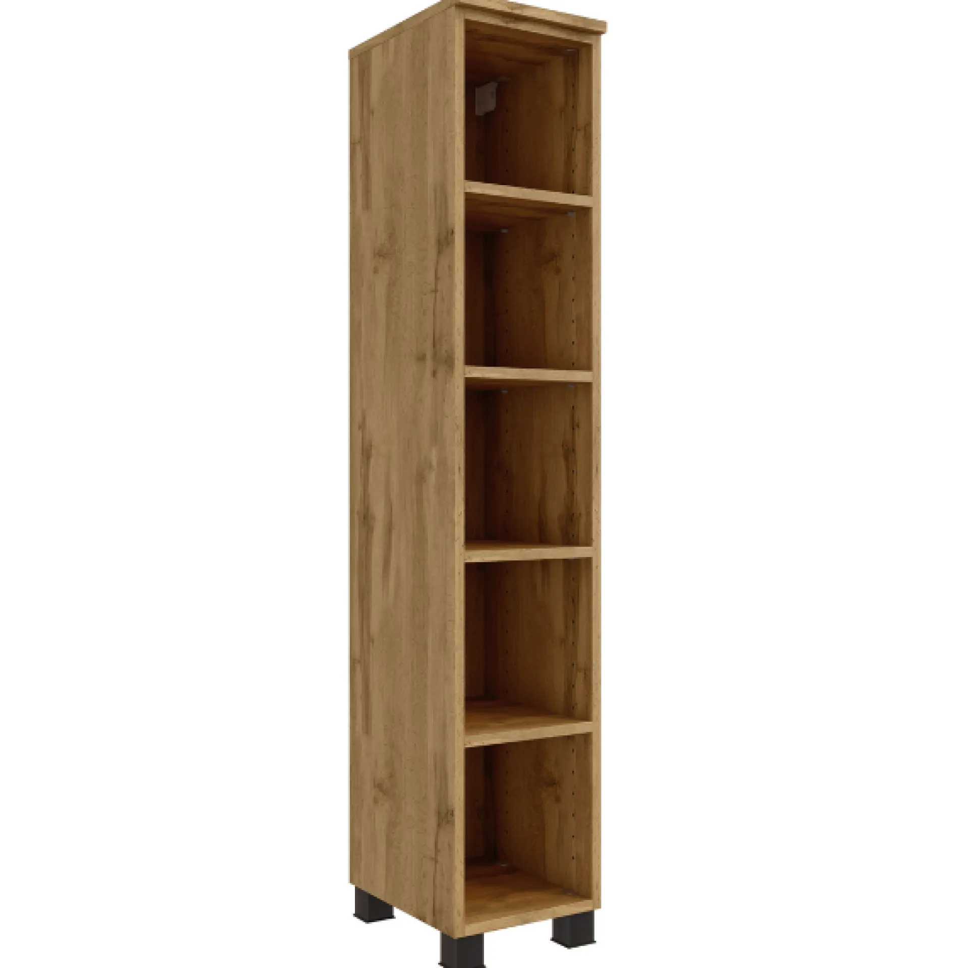 Held MalvoBadezimmer : Spiegelschrank, Waschbeckenunterschrank, Säulenschrank, Regal - Eiche