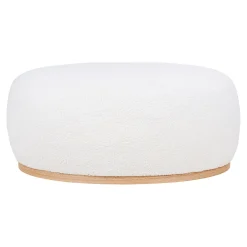 House Nordic Manhattan Grau Bouclé Hocker - 54,5x88,5x36 cm