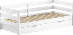 Margrit Weißes Kajuitbett (90 x 200 cm) Rollbett - Belgisches Design
