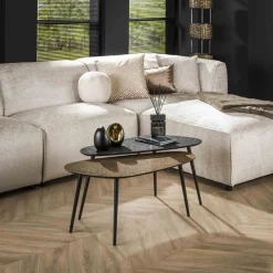 Emob Mariola Couchtisch-Set Bio-Metallic/