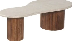 Rousseau Marlon Couchtisch | 120 x 60 x 40 cm | Travertin