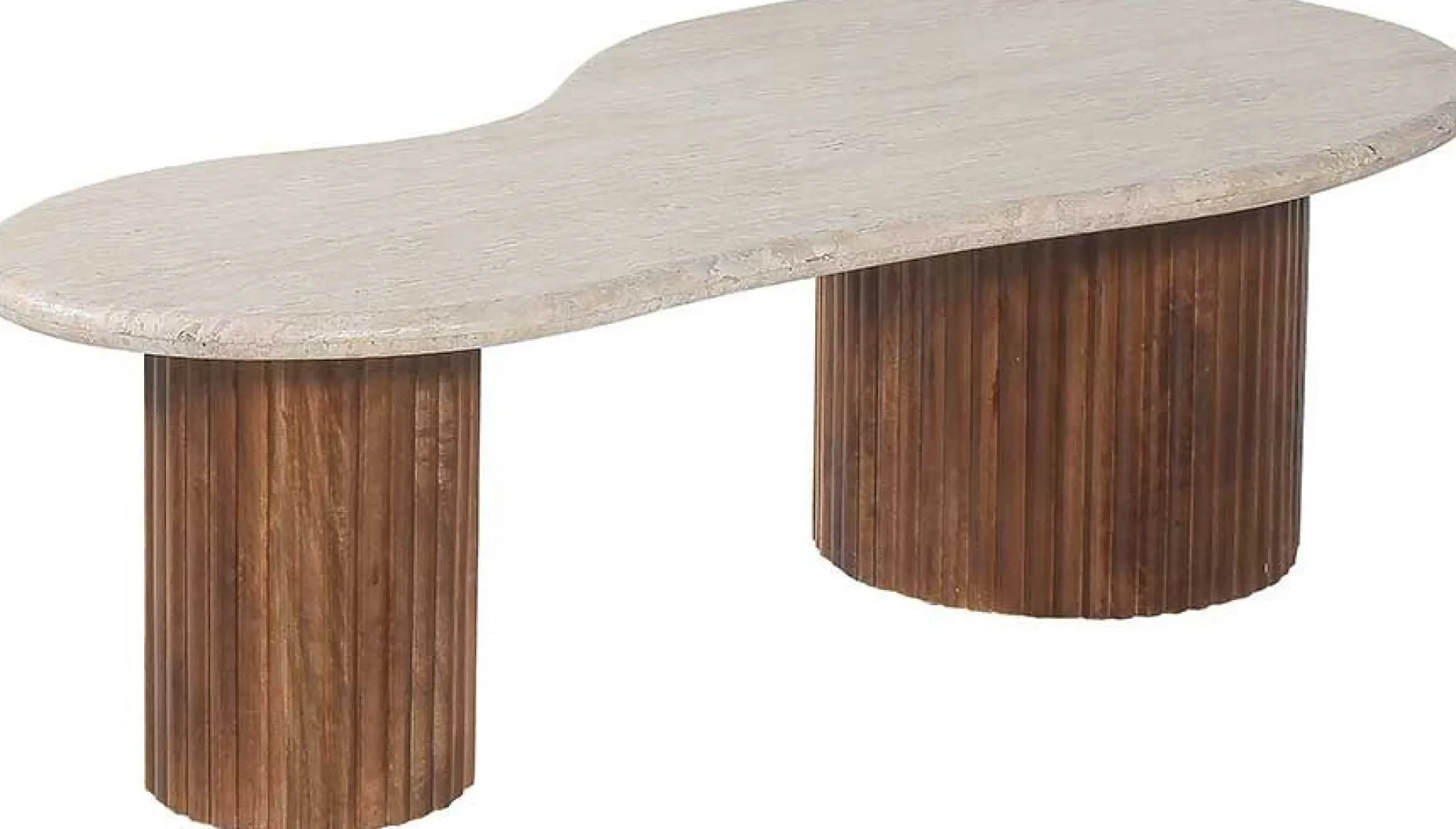 Rousseau Marlon Couchtisch | 120 x 60 x 40 cm | Travertin