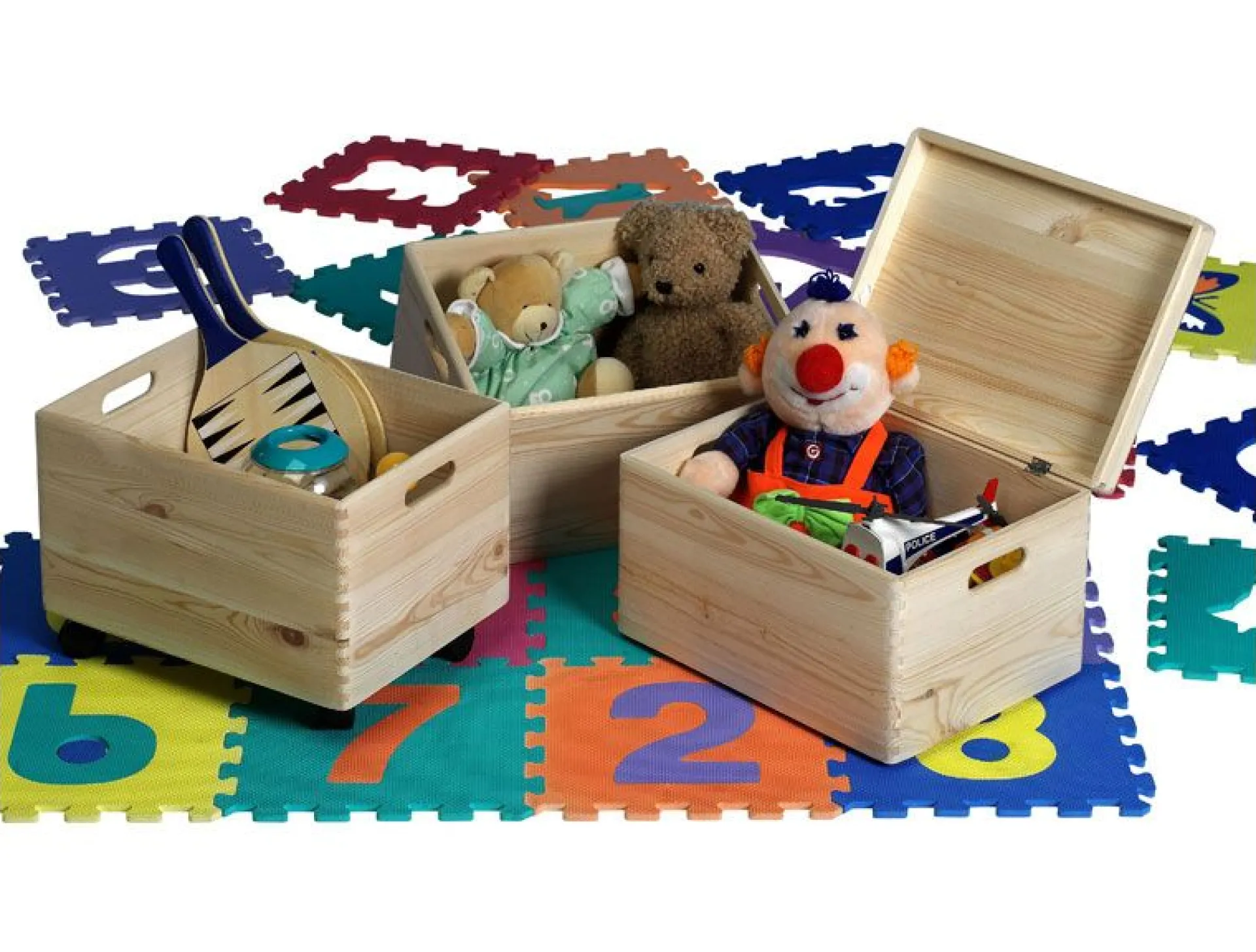 Kinder Galico Maxine Holzlagerschrank mit Rädern