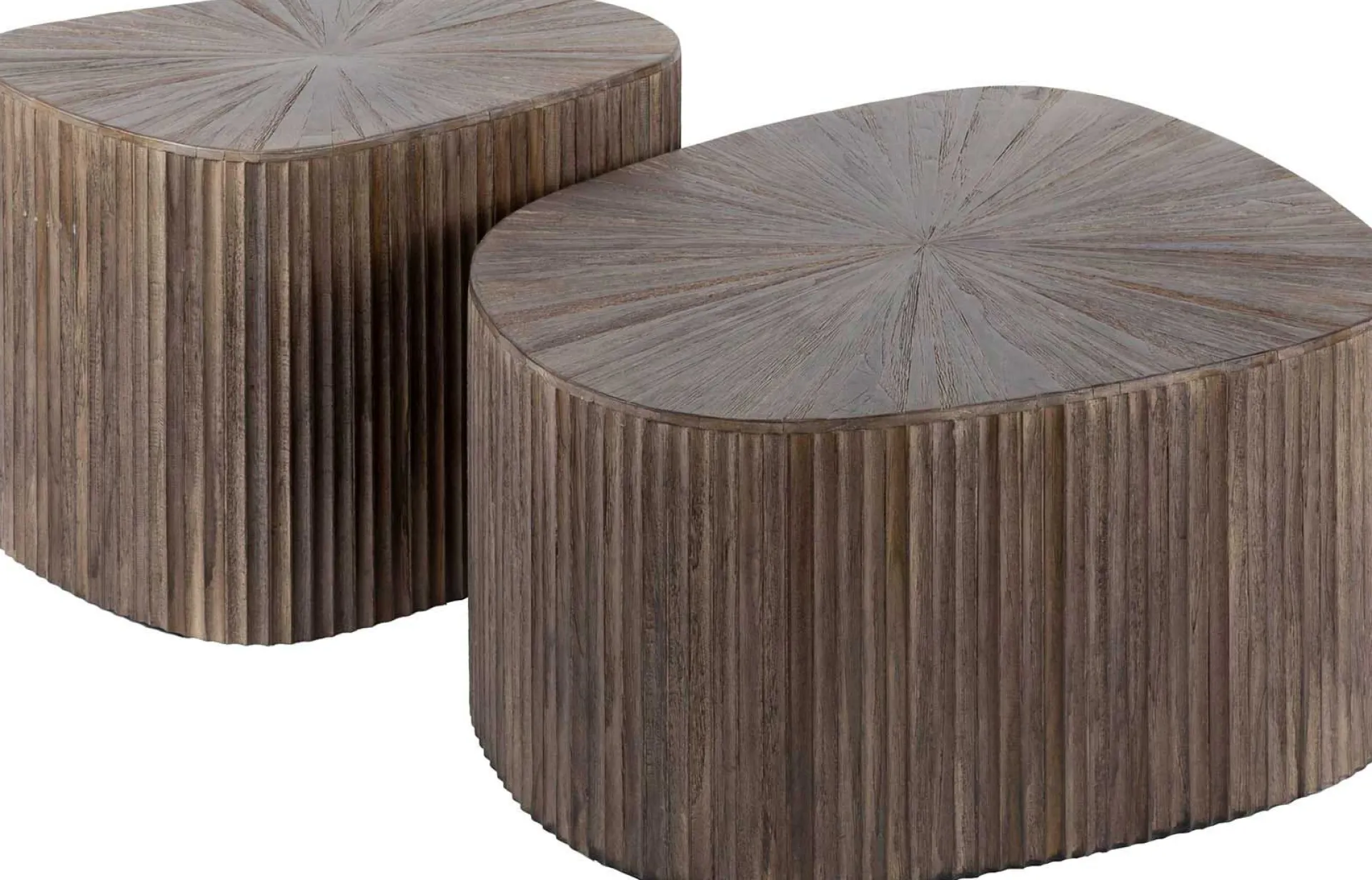 Emob Maya Teak Rechteckig XL Couchtisch Set/2